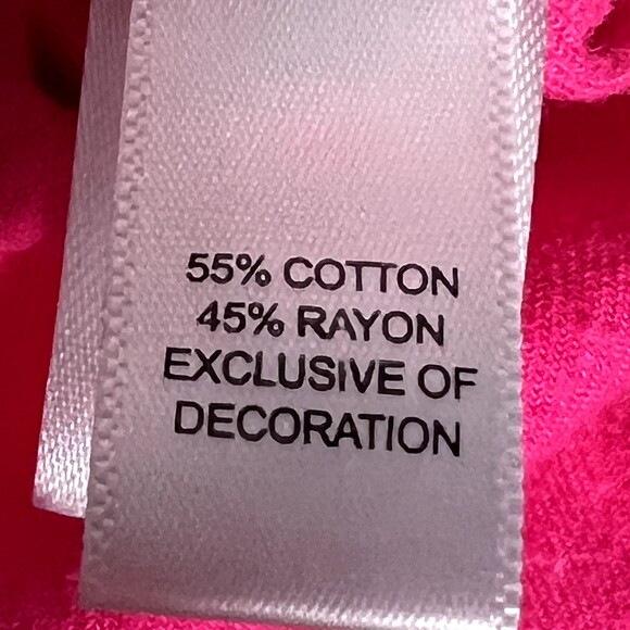 DKNY Sz M Long-Sleeve Pink Button-down Shirt with Pockets, Empire State Glitter - Picture 14 of 16